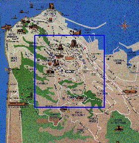 carte de Haifa en anglais