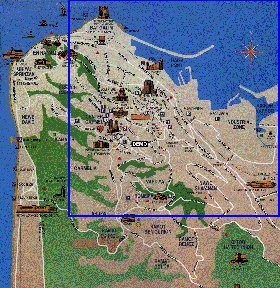 mapa de Haifa em ingles