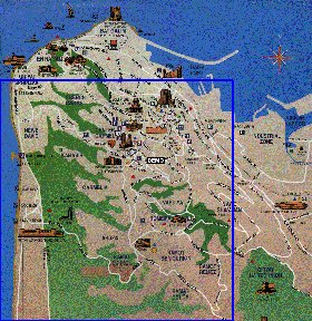 mapa de Haifa em ingles