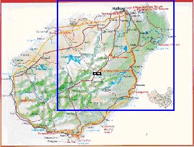 mapa de Hainan em ingles