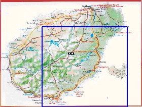 mapa de Hainan em ingles