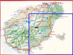 mapa de Hainan em ingles