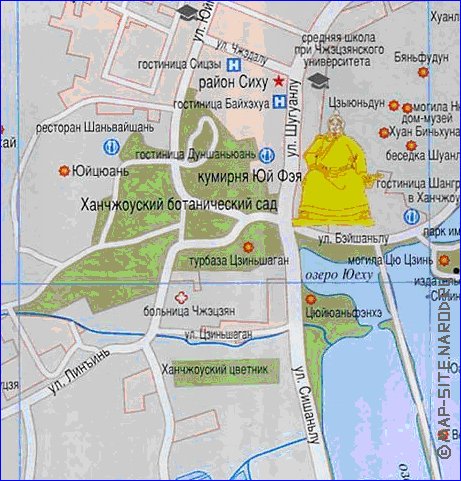 carte de Hangzhou