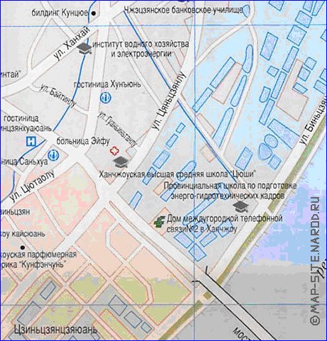 carte de Hangzhou