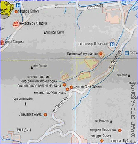 carte de Hangzhou