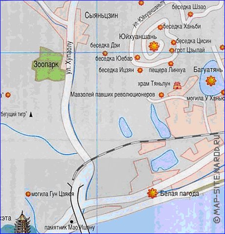 carte de Hangzhou