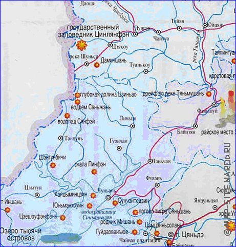 carte de Hangzhou