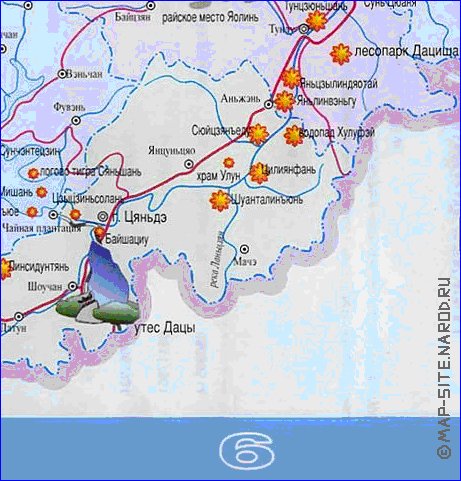 carte de Hangzhou