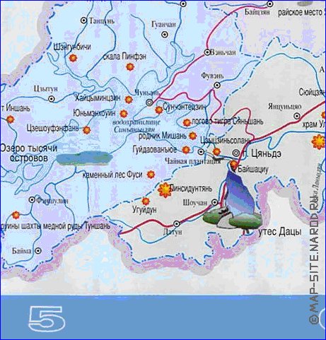 carte de Hangzhou