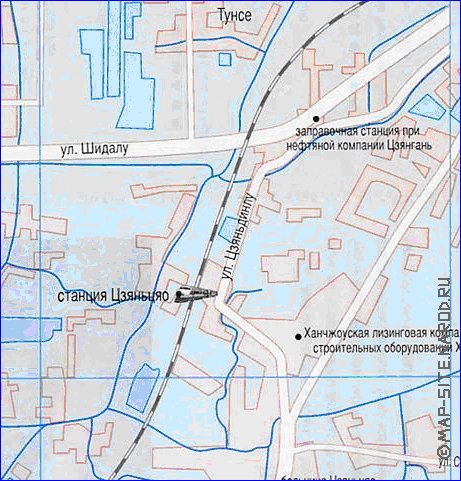 carte de Hangzhou