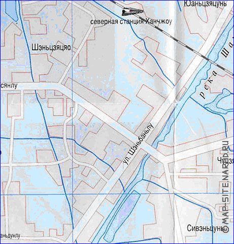 carte de Hangzhou