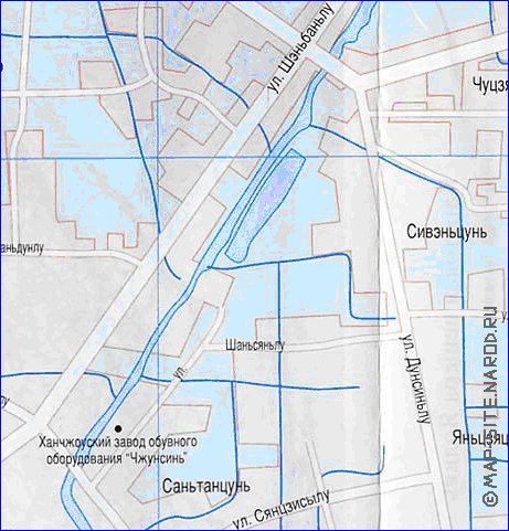 carte de Hangzhou