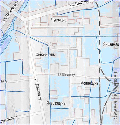 carte de Hangzhou