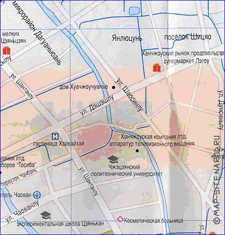 carte de Hangzhou