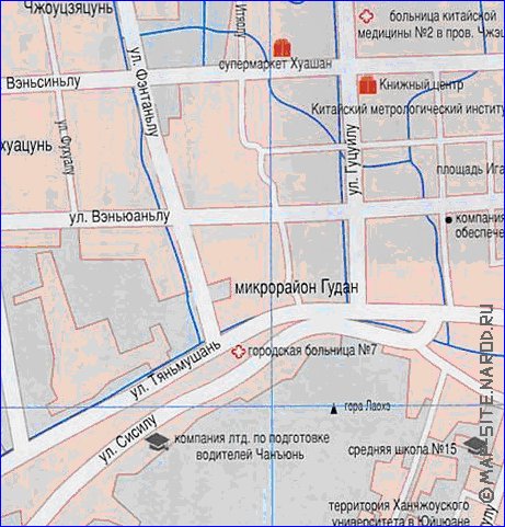 carte de Hangzhou