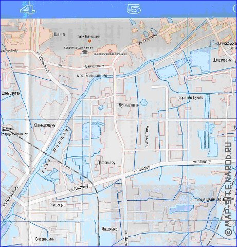 carte de Hangzhou