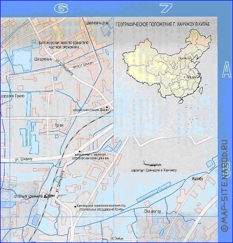 carte de Hangzhou