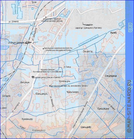 carte de Hangzhou