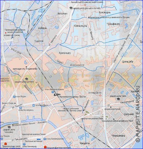 carte de Hangzhou