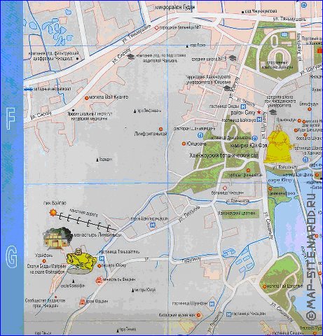 carte de Hangzhou