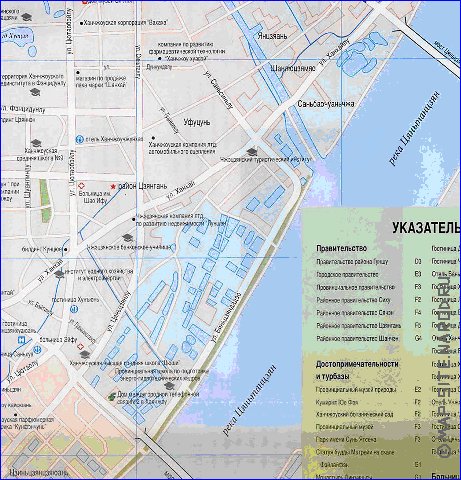 carte de Hangzhou