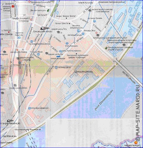 carte de Hangzhou