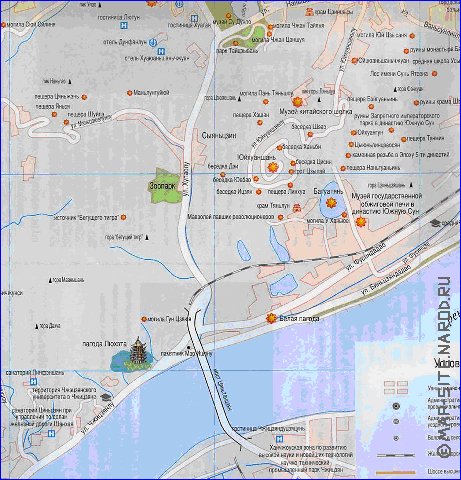 carte de Hangzhou