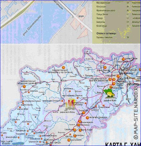 carte de Hangzhou