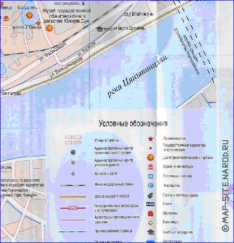 carte de Hangzhou