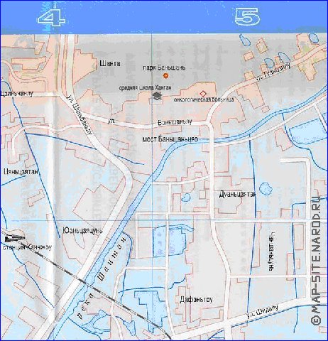 carte de Hangzhou