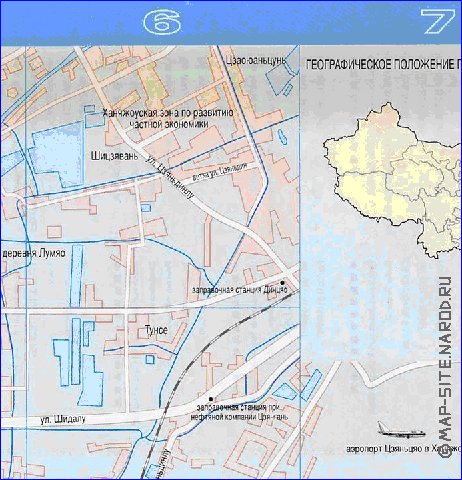 carte de Hangzhou