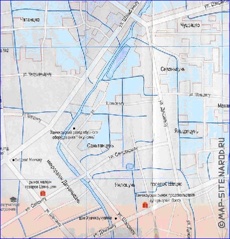 carte de Hangzhou