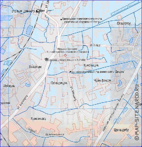 carte de Hangzhou