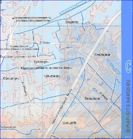 carte de Hangzhou