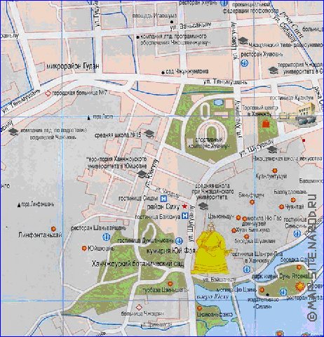 carte de Hangzhou