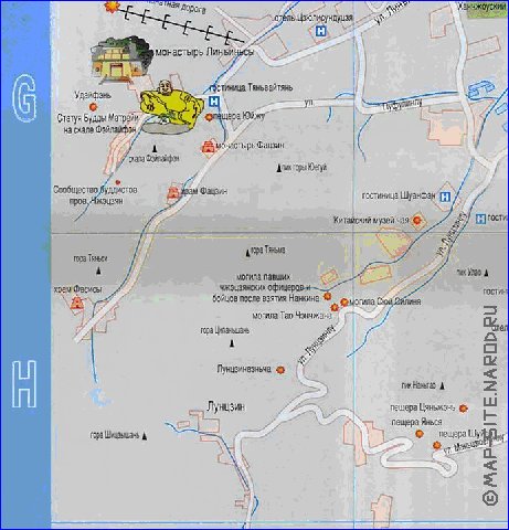 carte de Hangzhou