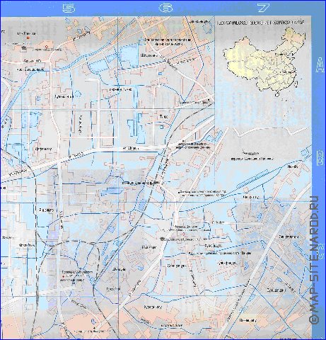 carte de Hangzhou