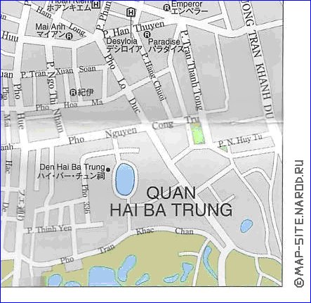 carte de Hanoi