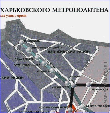 Transport carte de Kharkiv