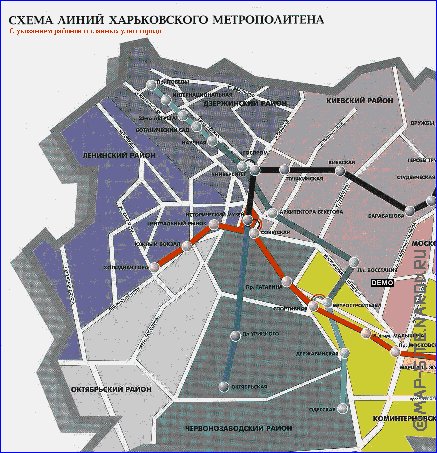 Transporte mapa de Carcovia