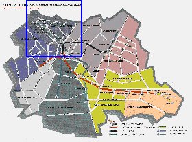 Transporte mapa de Carcovia