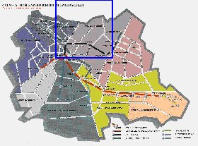 Transporte mapa de Carcovia