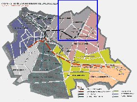 Transporte mapa de Carcovia