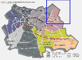 Transporte mapa de Carcovia