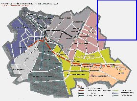 Transporte mapa de Carcovia