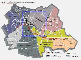 Transporte mapa de Carcovia