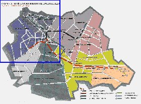 Transporte mapa de Carcovia