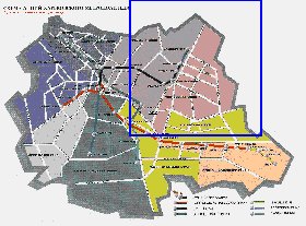 Transporte mapa de Carcovia