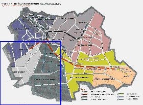 Transporte mapa de Carcovia