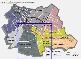 Transporte mapa de Carcovia